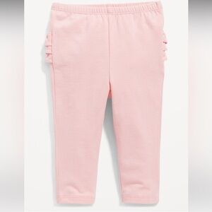 NWOT Old Navy ruffle trim  baby leggings